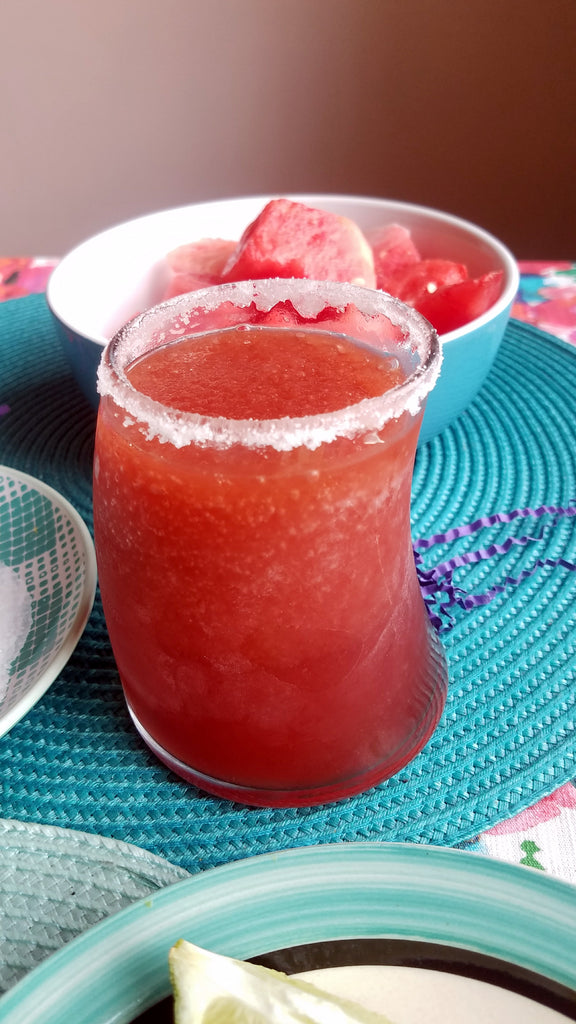Watermelon Mint Frosé Margarita