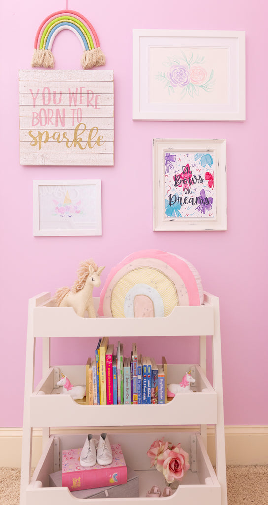Magical Rainbow Unicorn Baby Girl Nursery