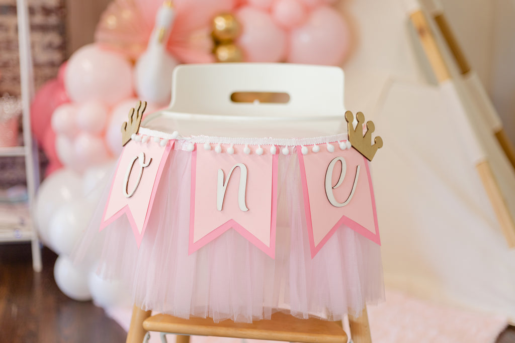 First Birthday High Chair Banner