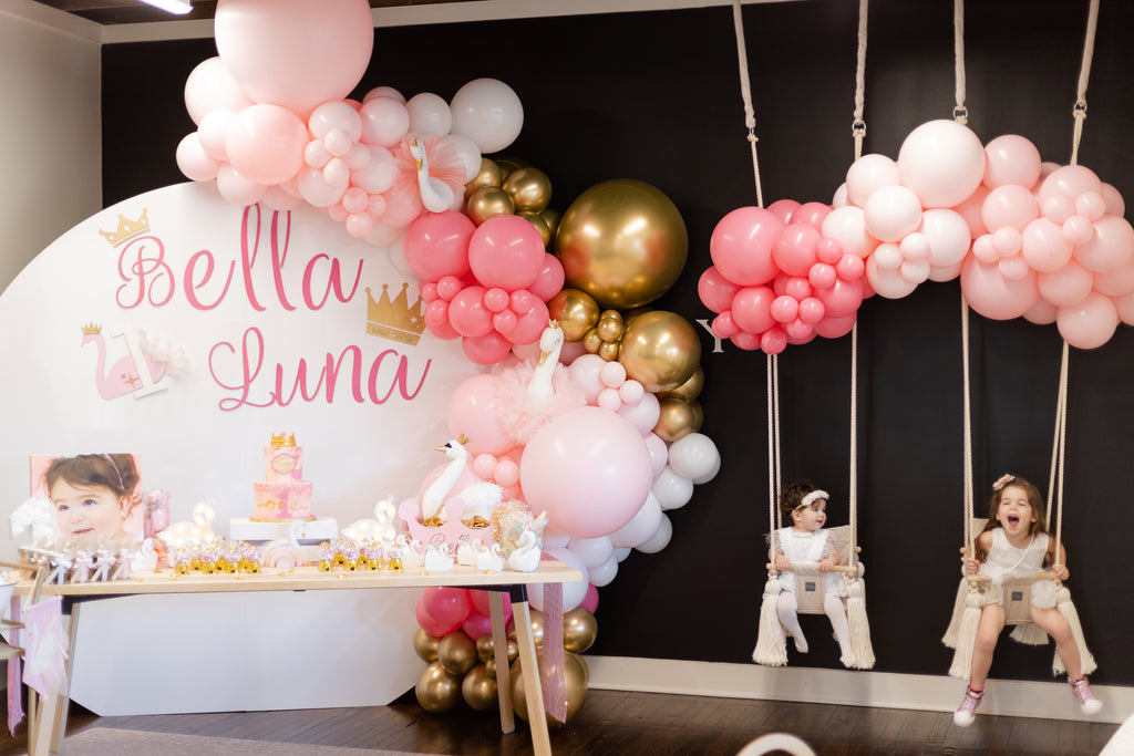Swan Themed 1st Birthday