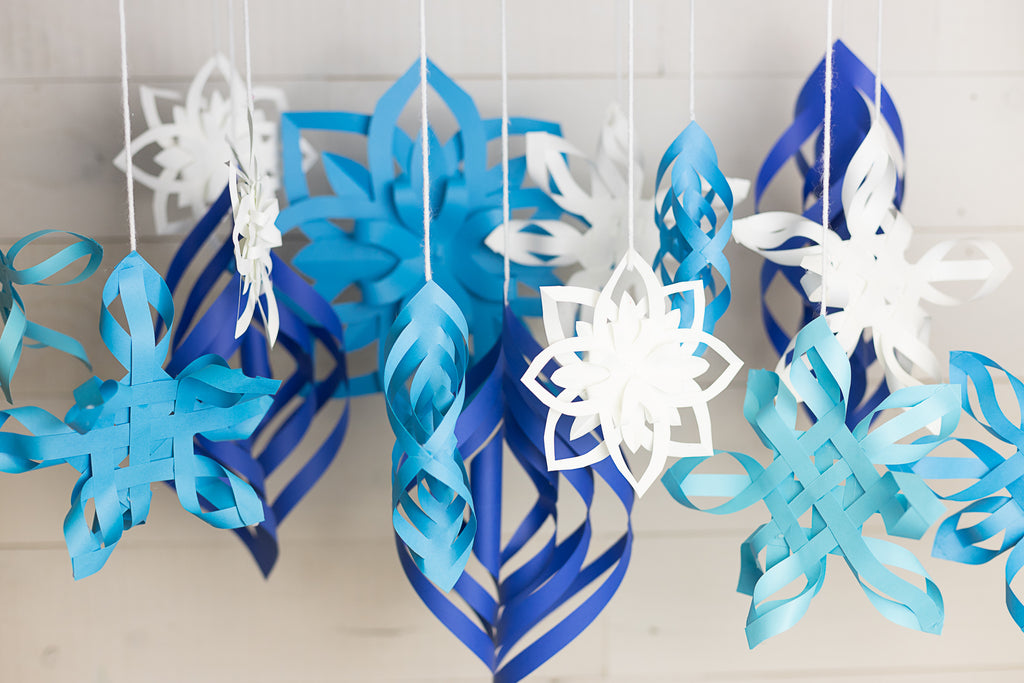DIY 3D Snowflakes