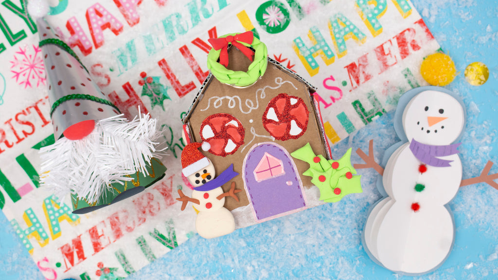 3 Easy Holiday Kids Crafts with Crayola and Craft Box Girls