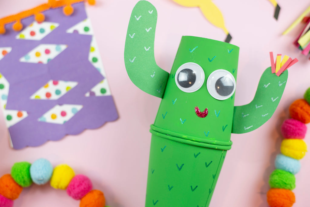 Cactus Paper Cup Party Shaker