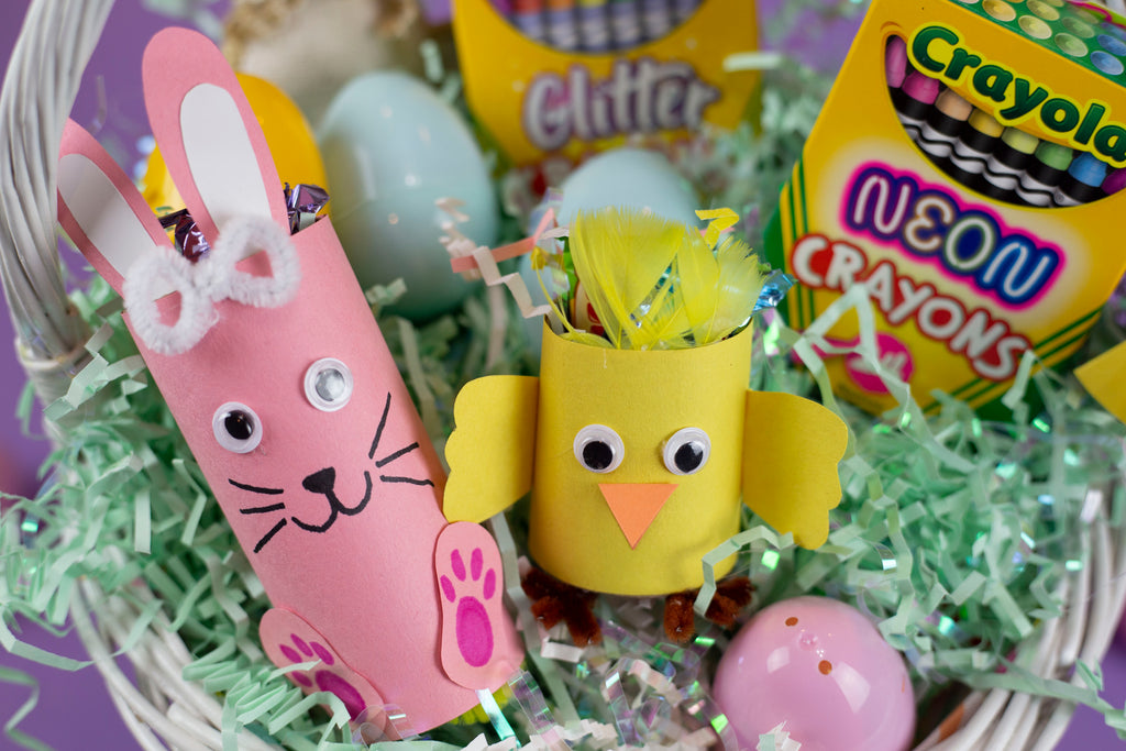 Easter Bunny and Chick Craft Roll Kids Craft