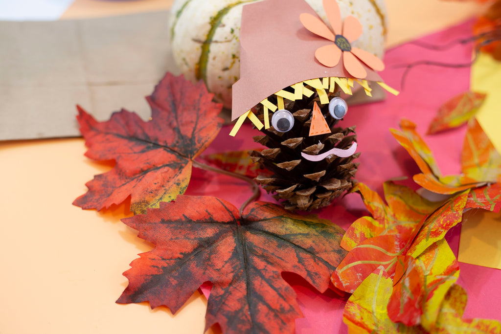 Pinecone Scarecrow Kids Crafts