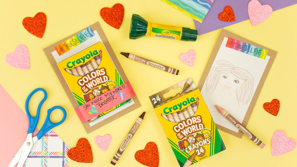 Colors of the World #TrueSelfie Valentine's Day Classroom Favors