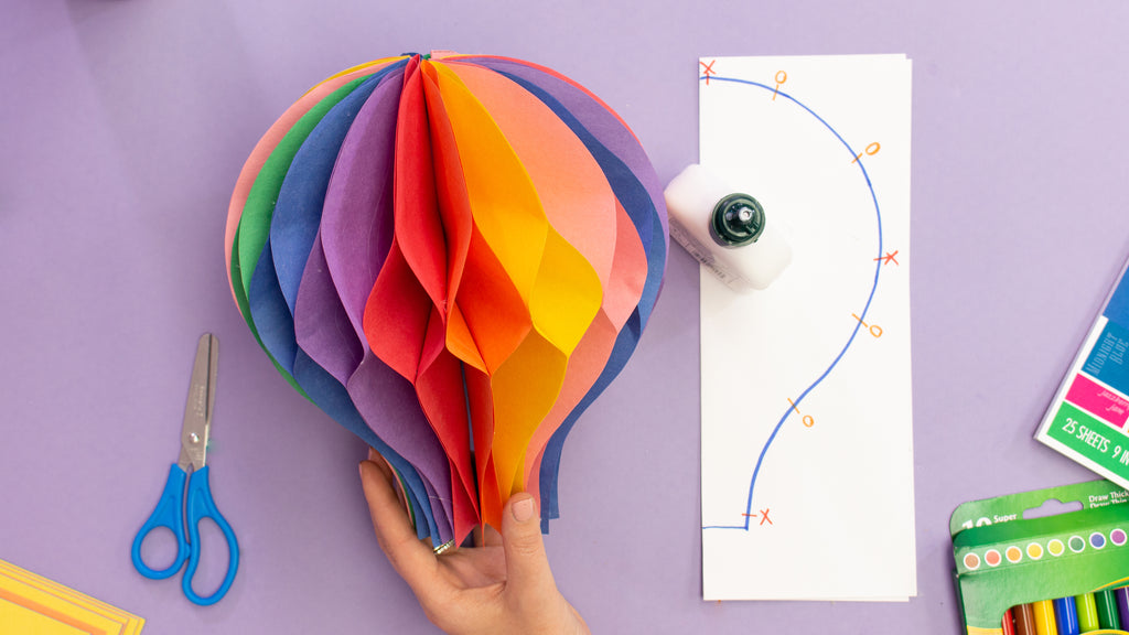 3D Honeycomb Hot Air Balloon