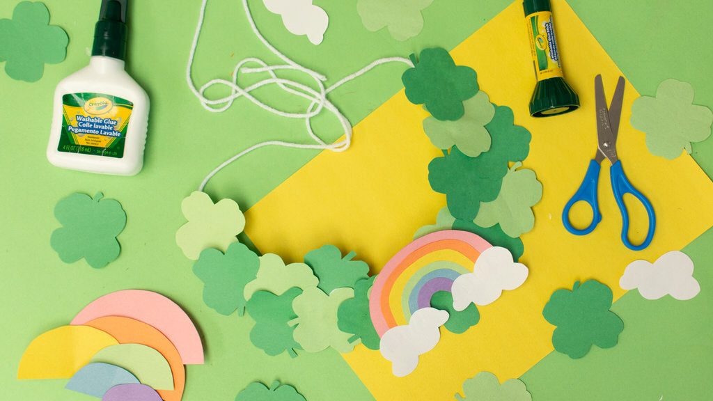 Shamrock Flower Crown Paper Craft for Kids