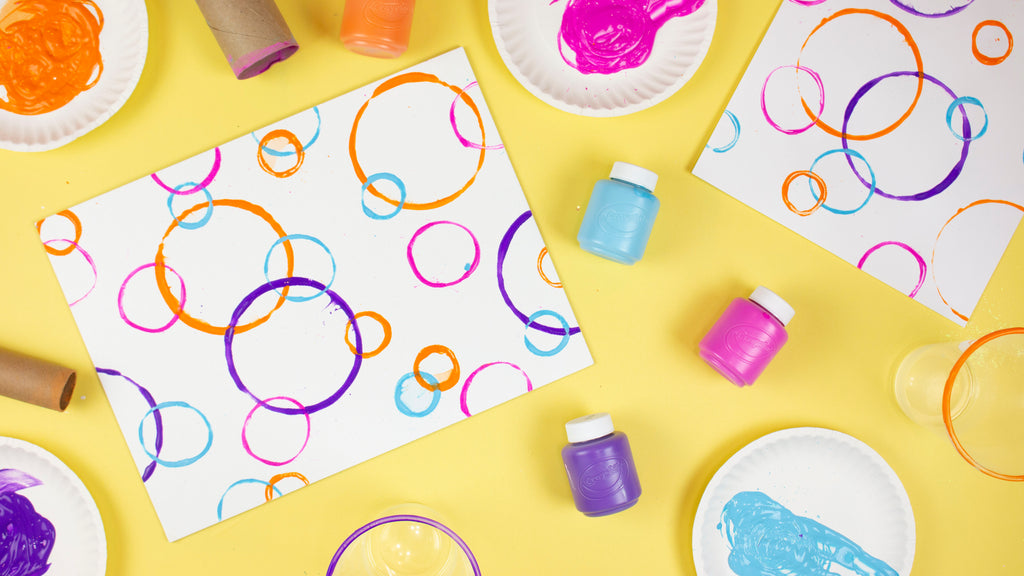 Craft Tube and Cup Paint Project