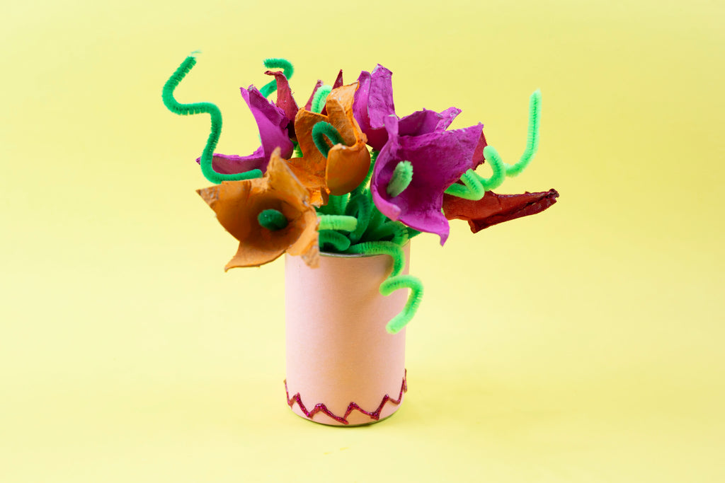 Egg Carton Flowers