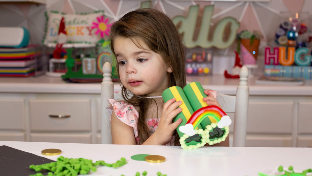 Leprechaun Binoculars Kids Craft