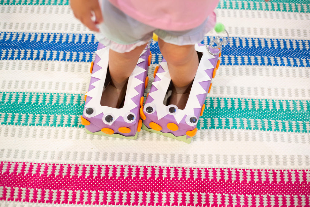 Tissue Box Monster Shoes