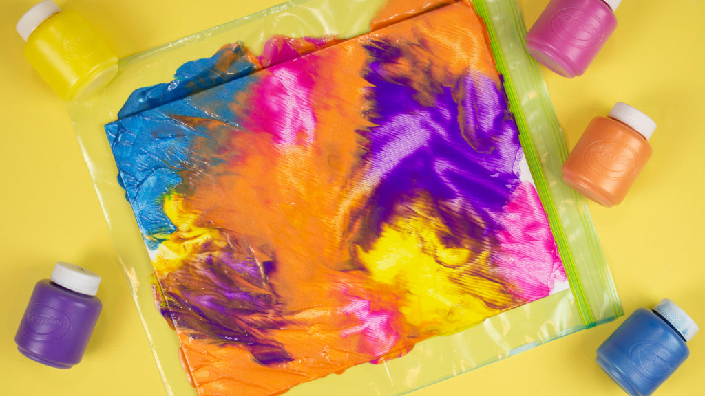No Mess toddler painting craft