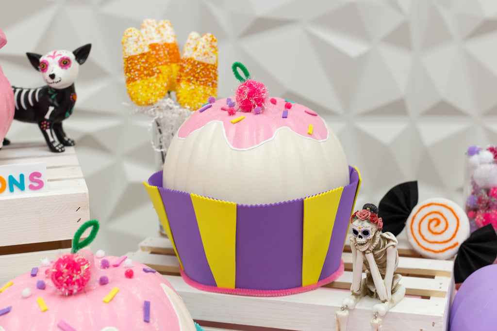 Cupcake Pumpkin Craft