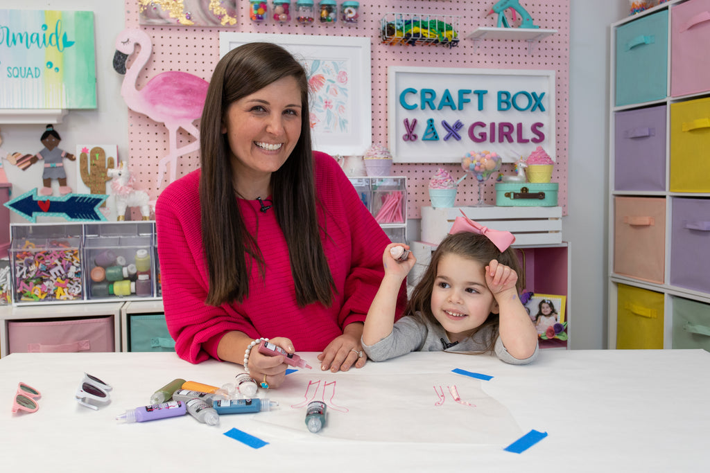 Decorating Sunglasses Kids Craft