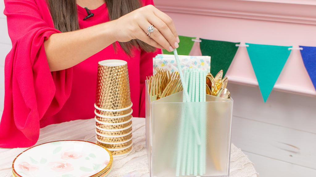 Deflecto Stackable Storage Cube - Party Set Up