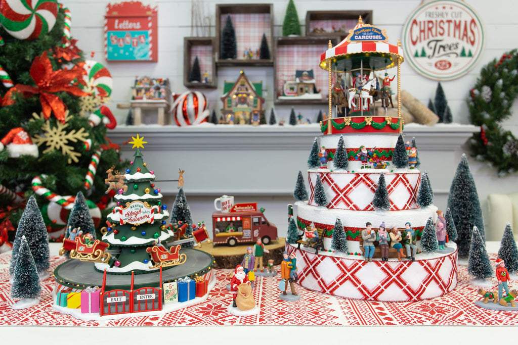 Lemax DIY Styrofoam Cake Display