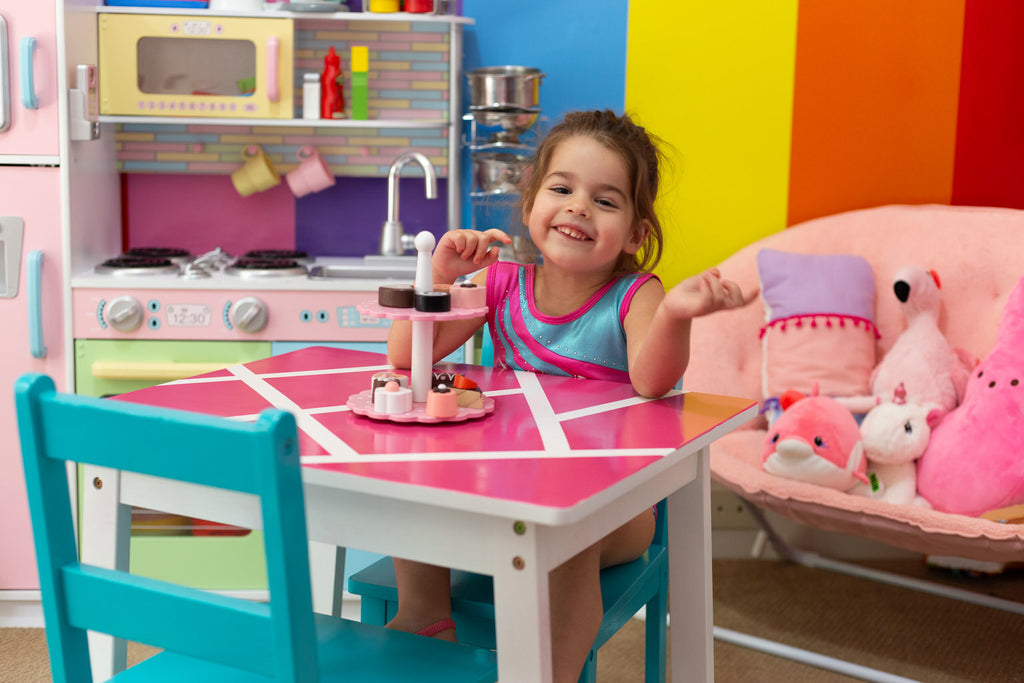 Kids Playroom Table Makeover