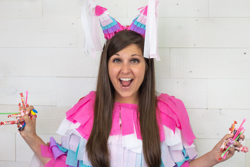DIY Piñata Halloween Costume
