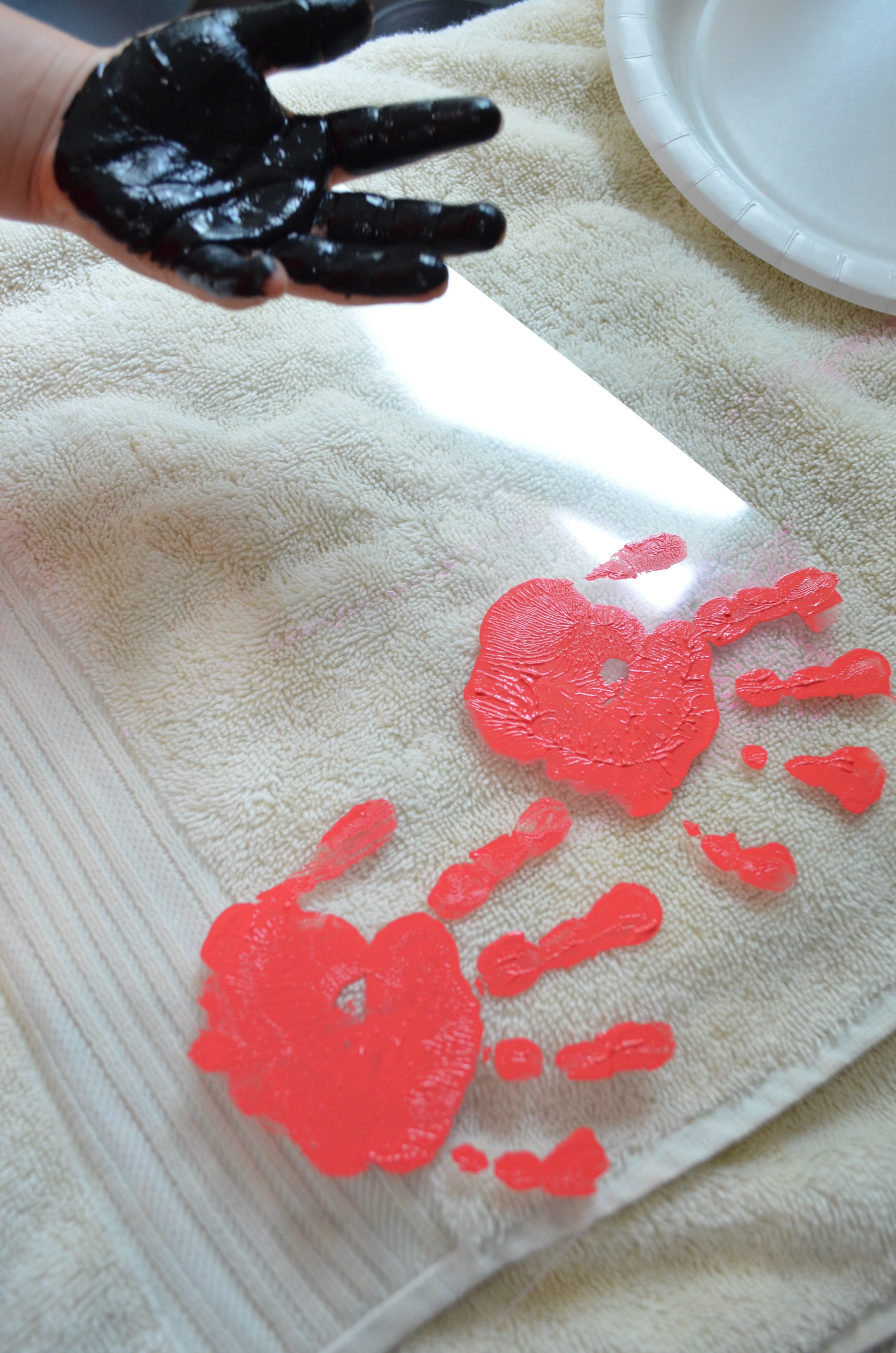 DIY Handprint Keychain 