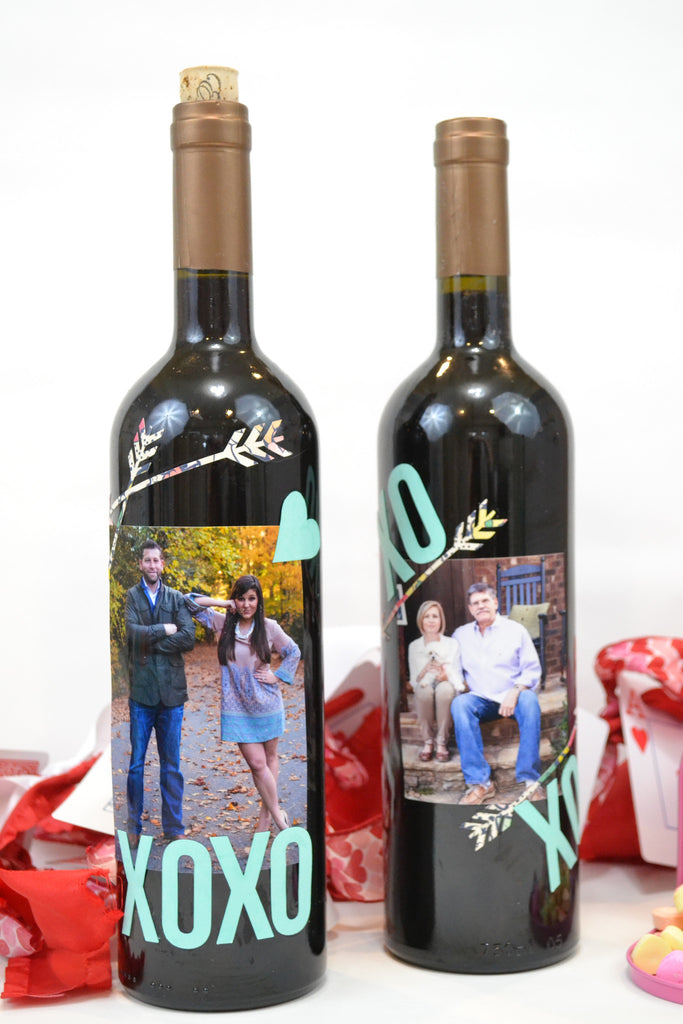 DIY Photo Wine Bottles