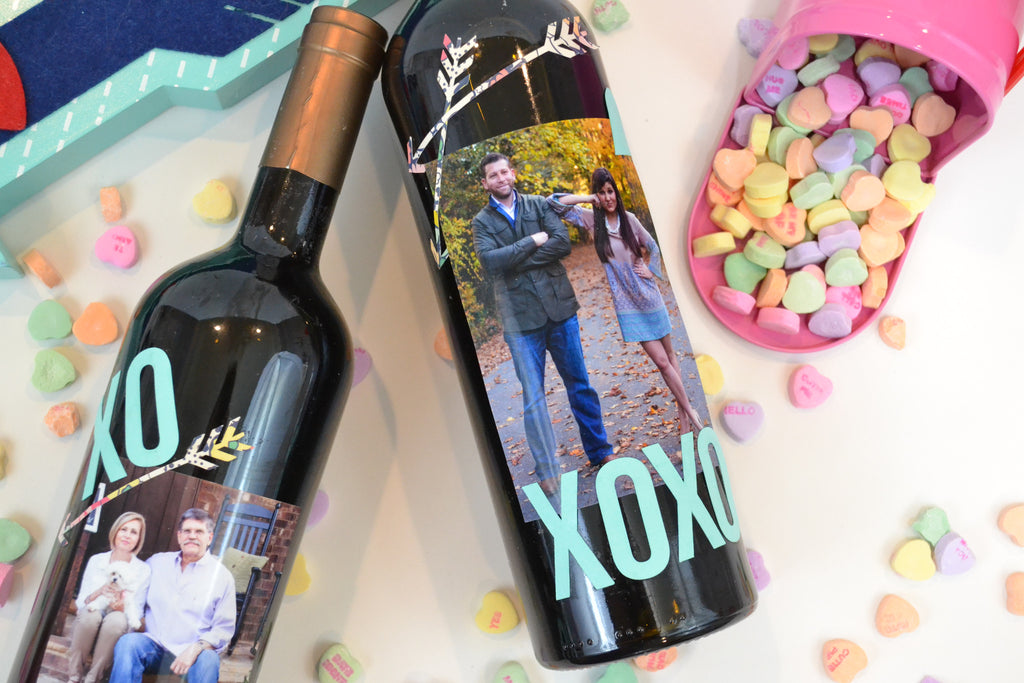 DIY Photo Wine Bottles