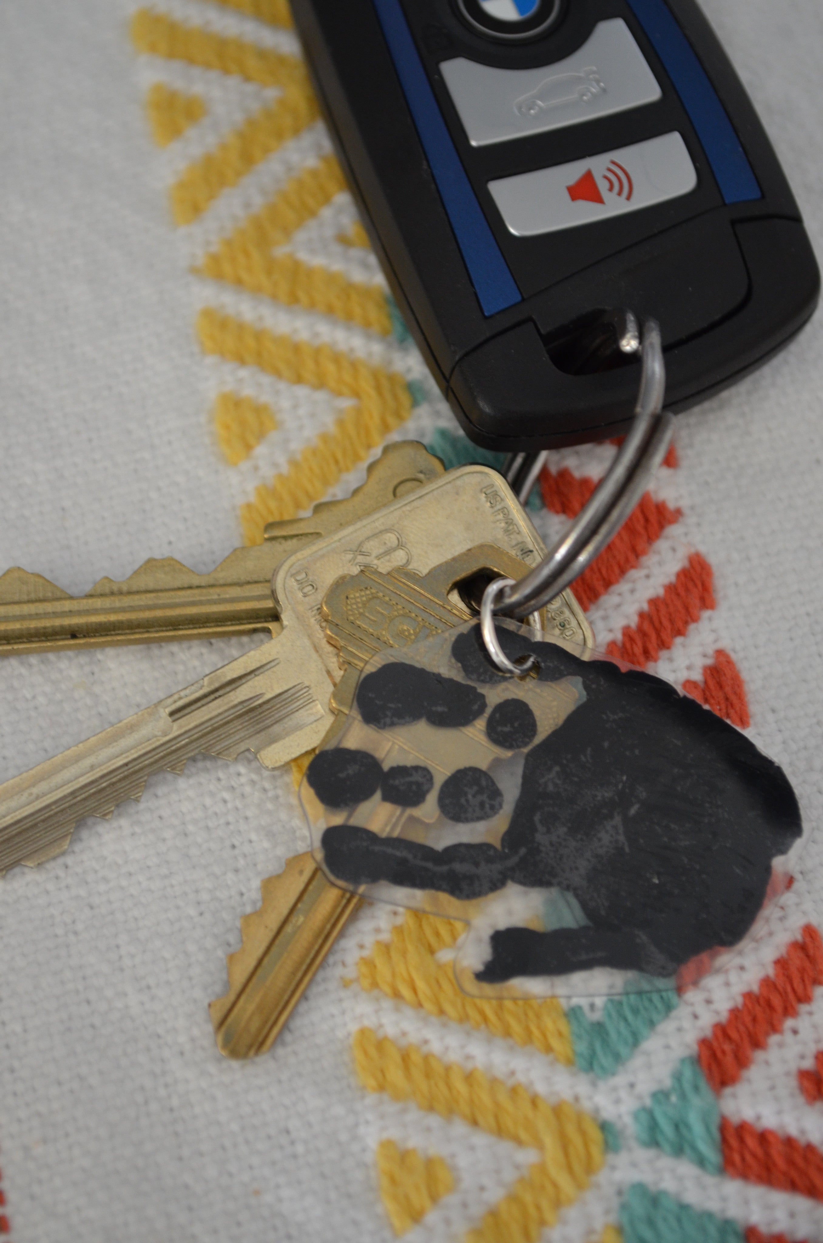 DIY Handprint Keychain