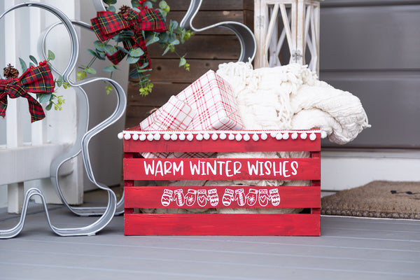 DIY Blanket Crate