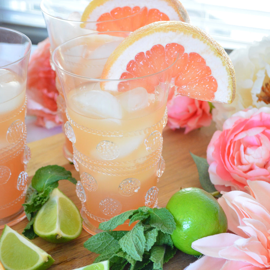 Pretty in Pink Grapefruit Cocktail