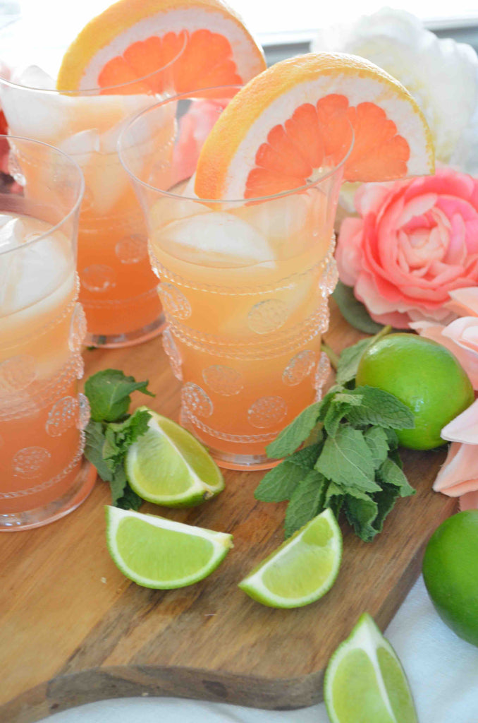 Pretty in Pink Grapefruit Cocktail