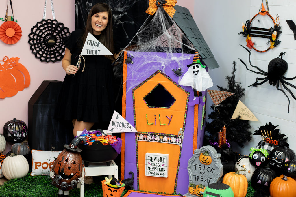 Cardboard Box Halloween Haunted Playhouse, Lynn Lilly on Hallmark Home & Family