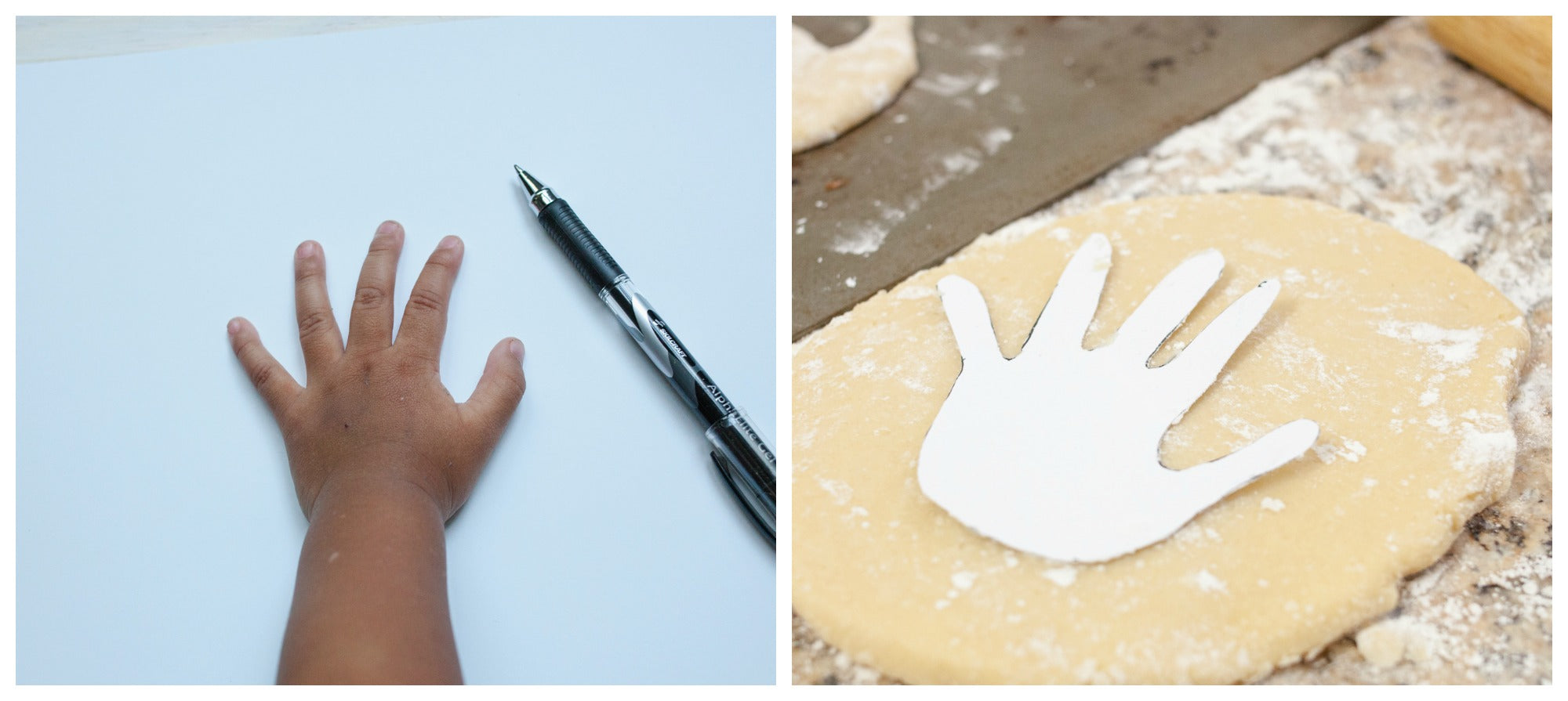 Hand sugar cookie