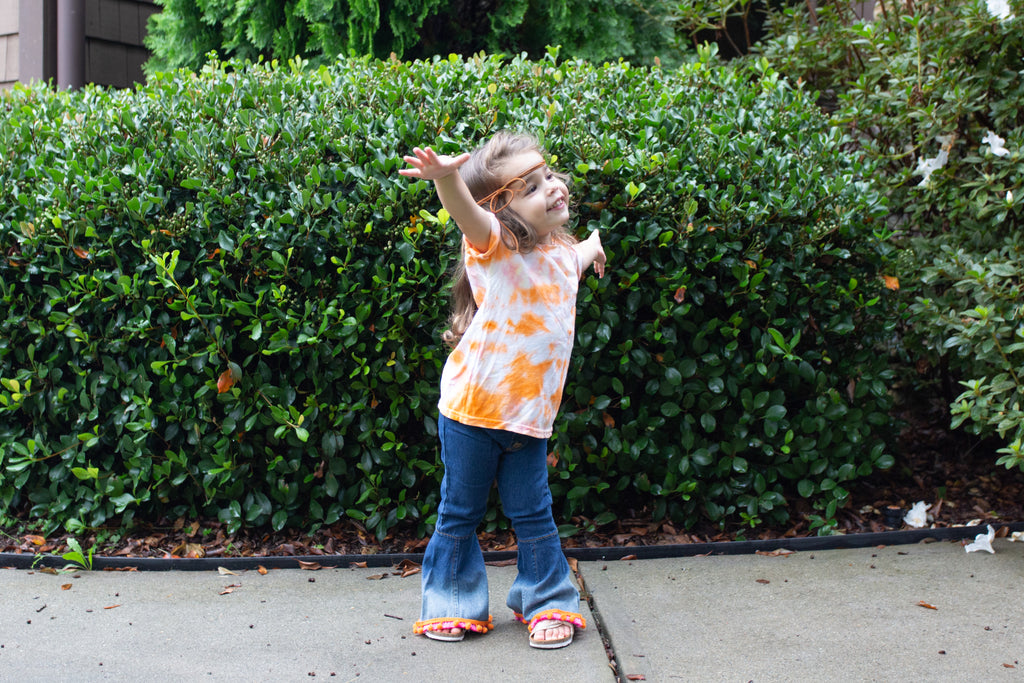 Kids Tie Dye Hippie Halloween Costume