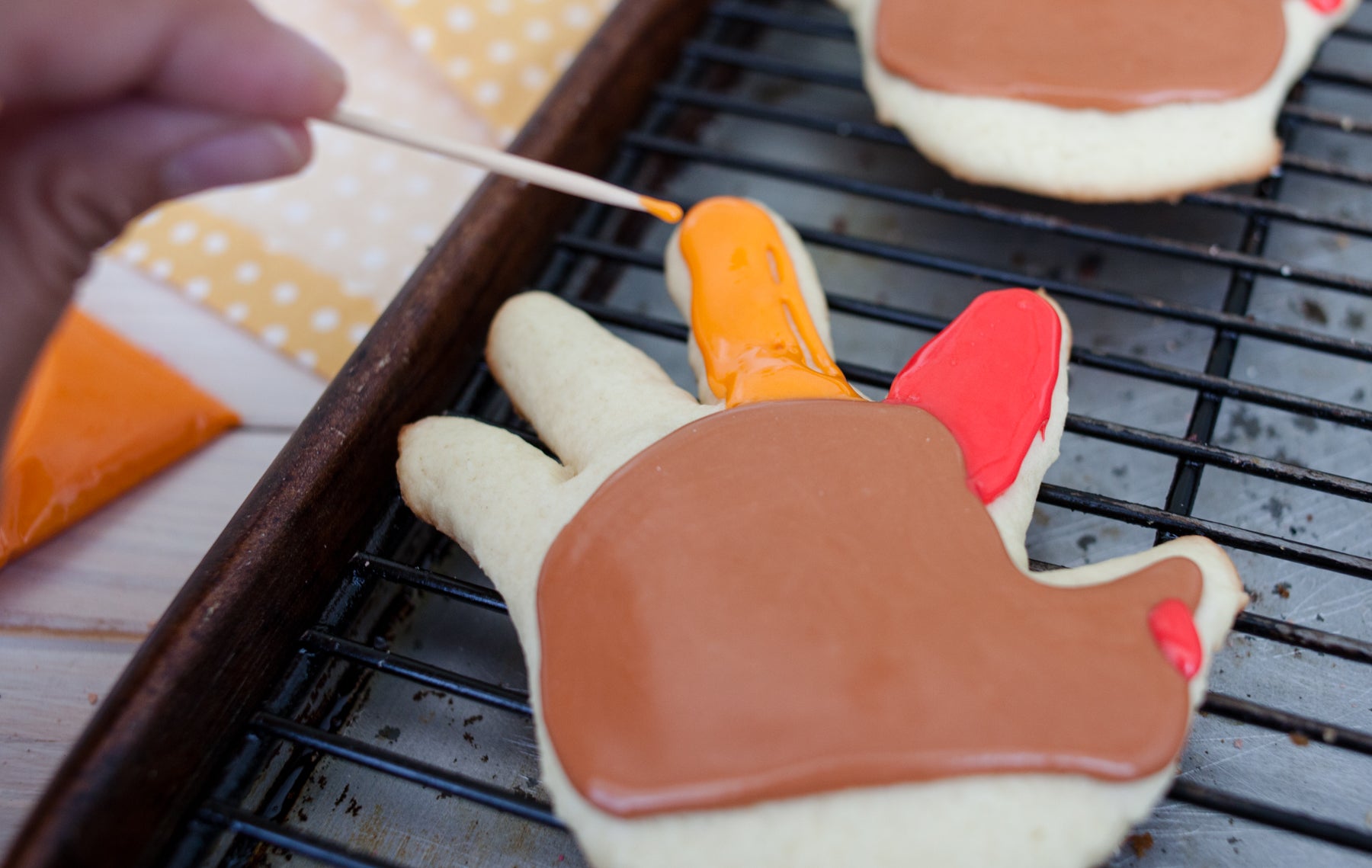 Kid's Thanksgiving Sugar Cookie