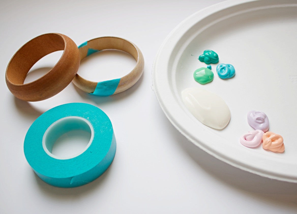 DIY Marbled Bangles