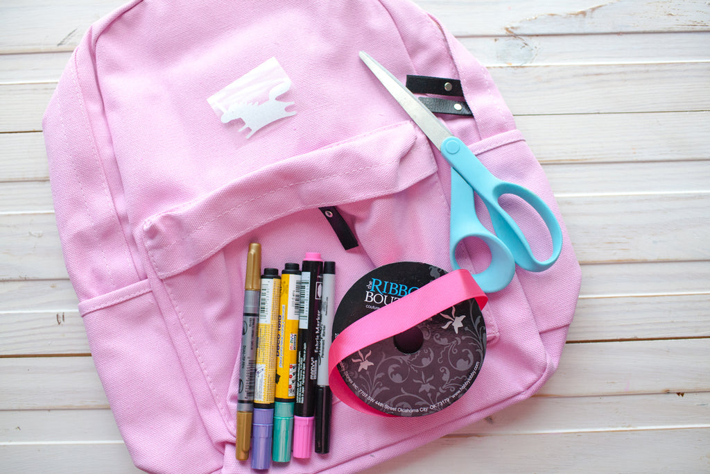 DIY unicorn book bag