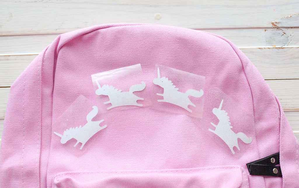DIY unicorn book bag