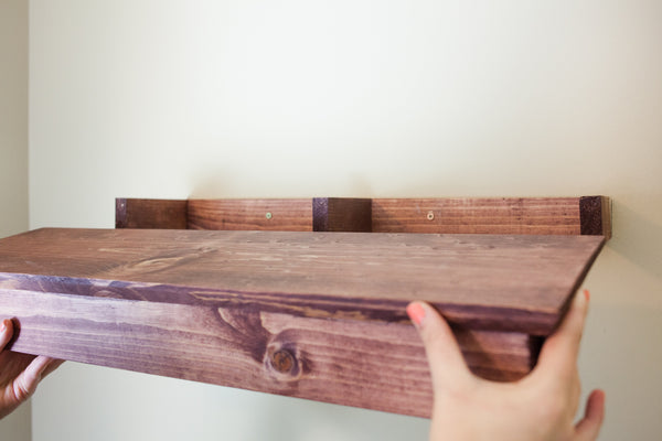 How to build a floating shelf