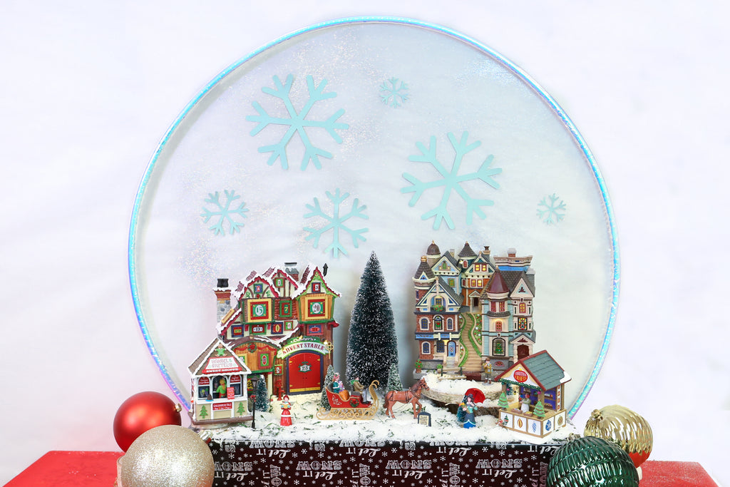 DIY Life Size Giant Snow Globe