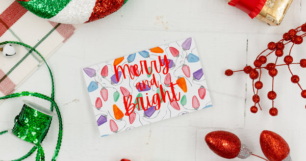 Merry Everything Holiday Greeting Card - Digital Download - Craft Box Girls