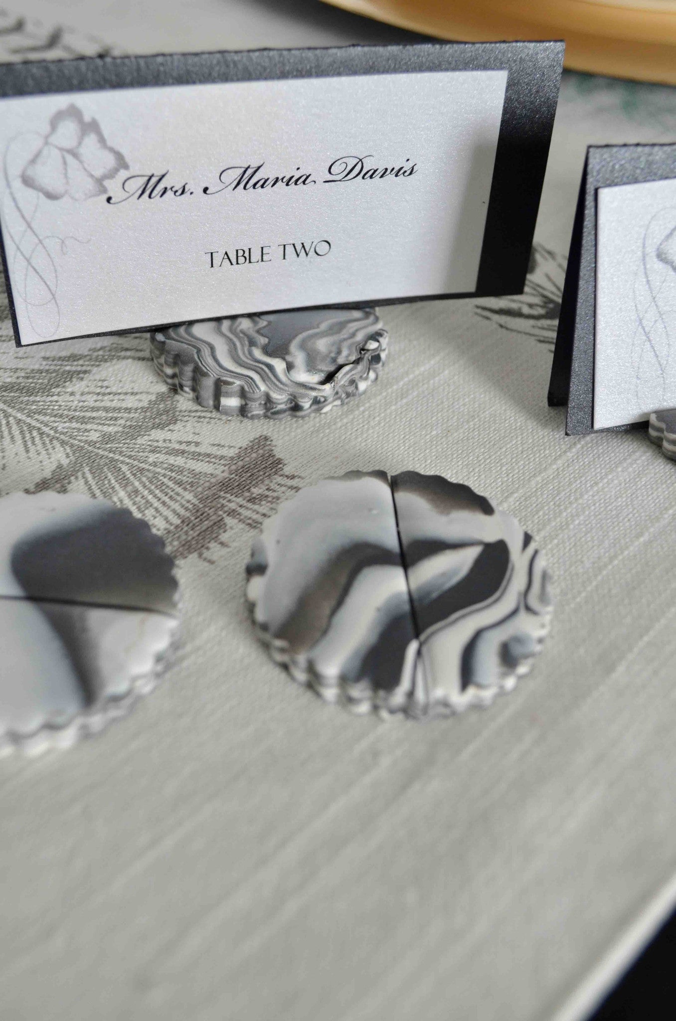 DIY Marble Place Holders