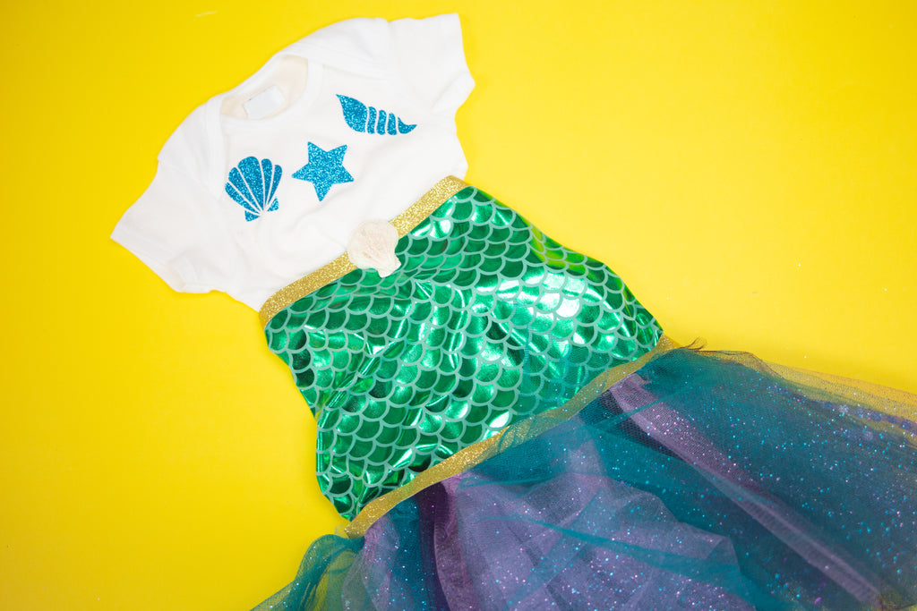 No-Sew Baby Mermaid Costume