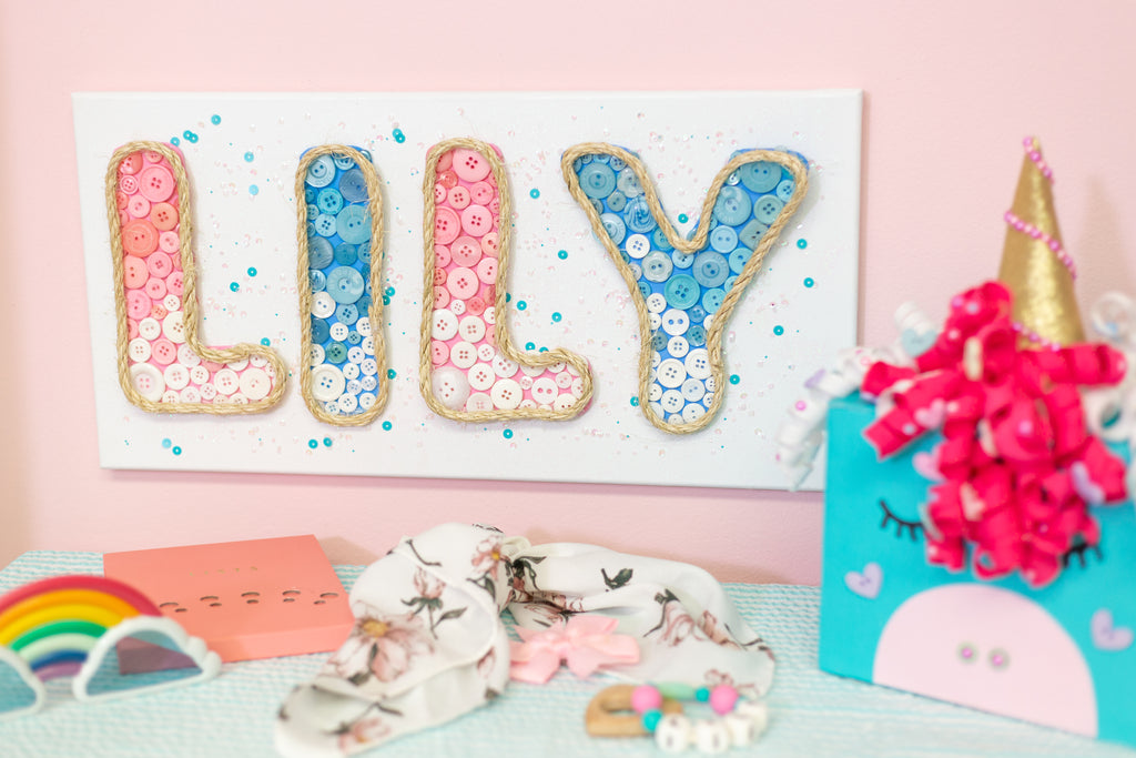 DIY Kids Name Sign