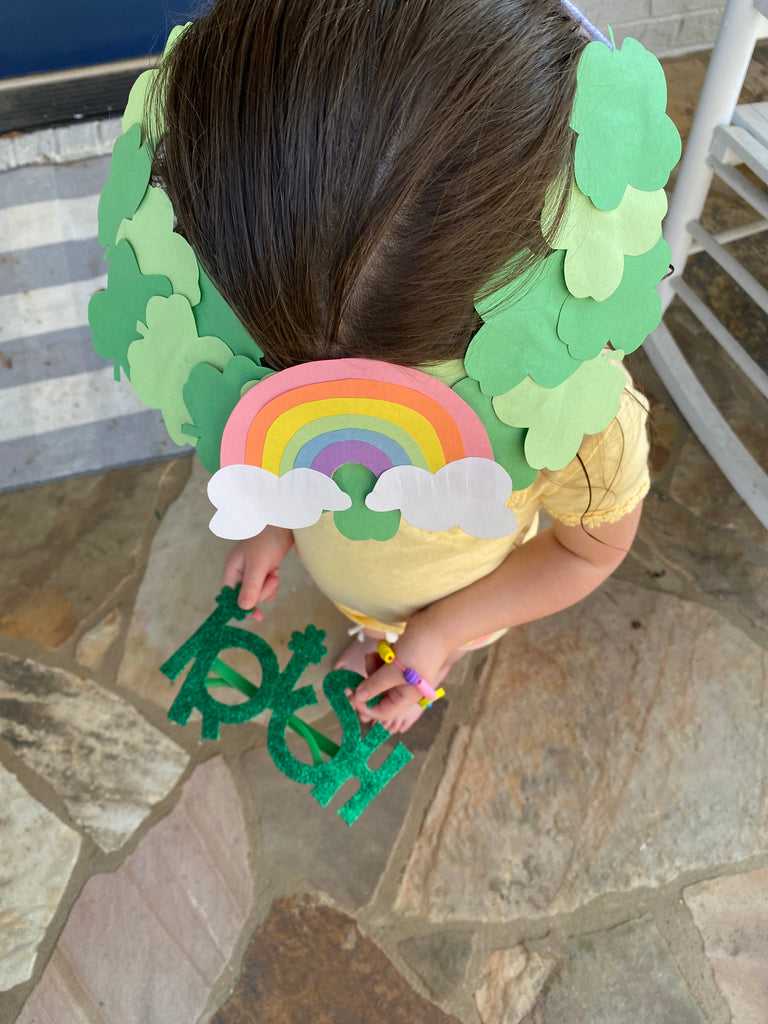 Kids Craft Shamrock Crown