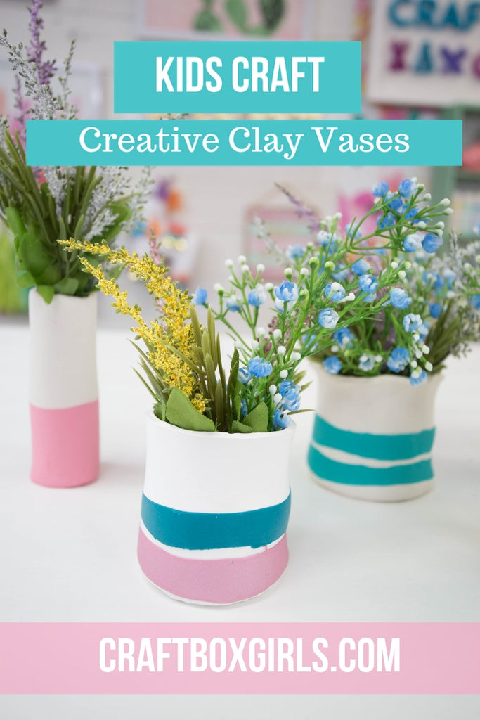 Kids Clay Vase Craft
