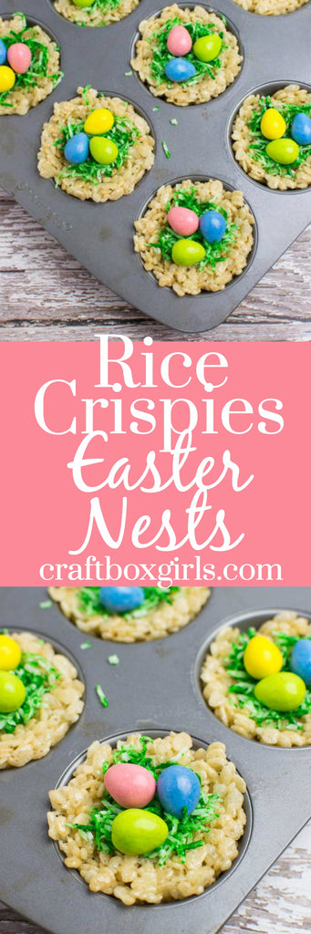 Rice Crispies Easter Nests with Chocolate