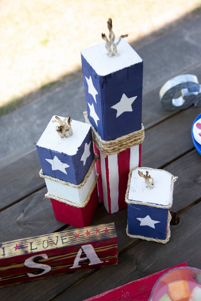DIY Wooden Firecrackers