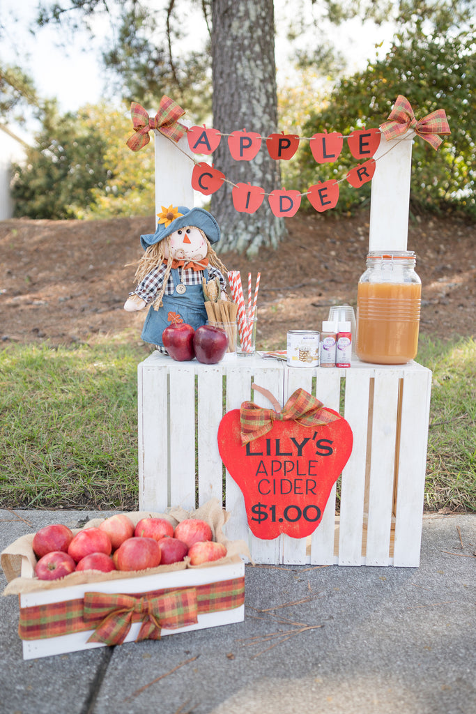 DIY Apple Cider Stand