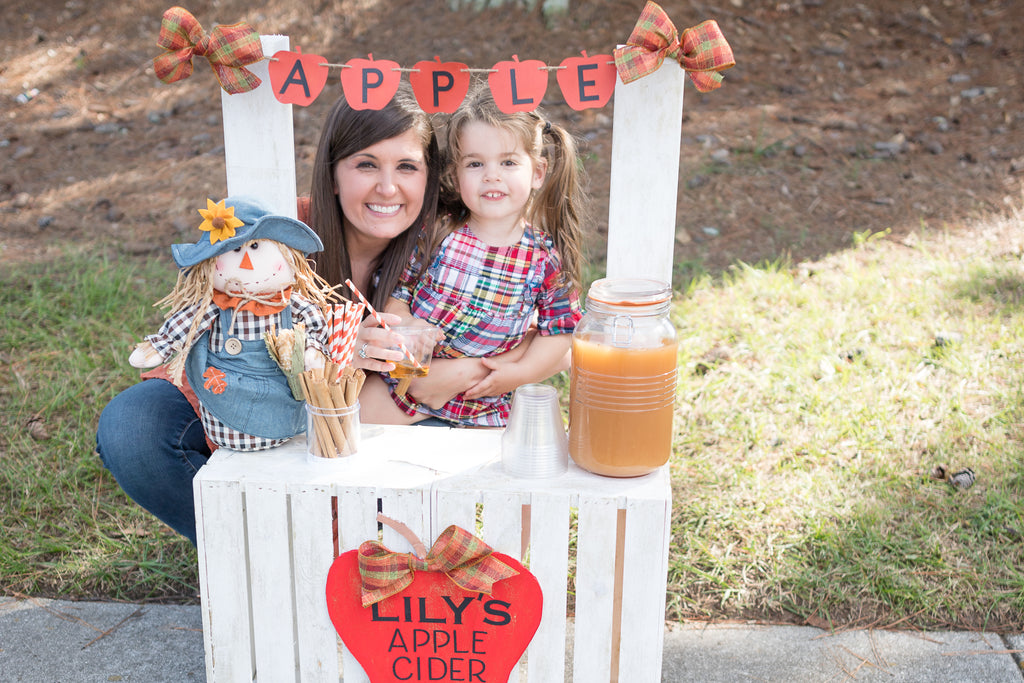 DIY Apple Cider Stand